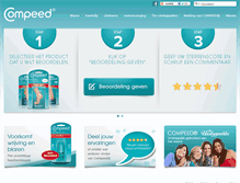 Tablet Screenshot of compeed.nl