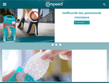 Tablet Screenshot of compeed.fr
